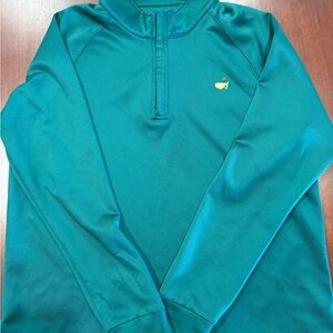 Teal Quarter-Zip Pullover Masters Kids XL